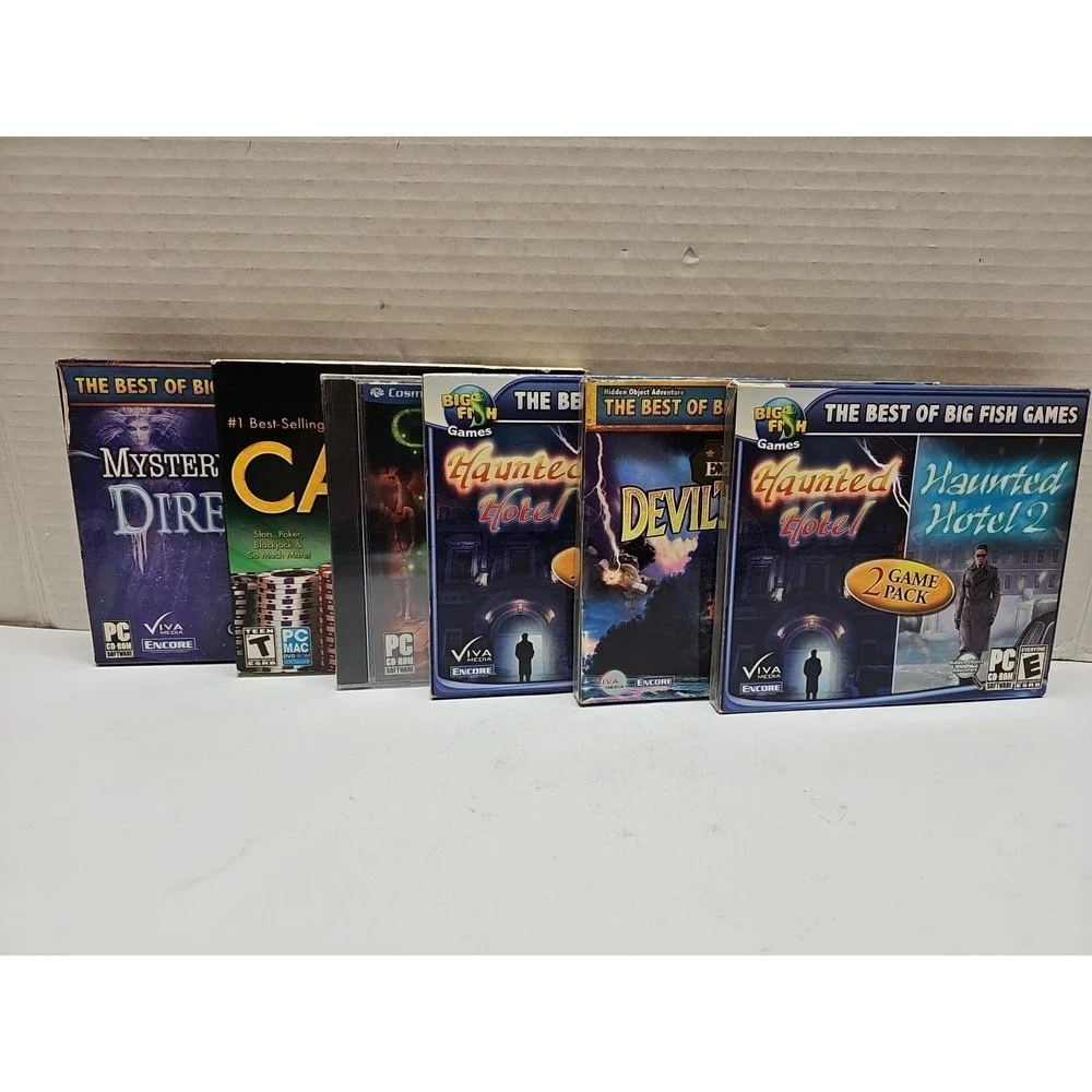 Assorted Computer Games Lot Of 6 Brand‎ New